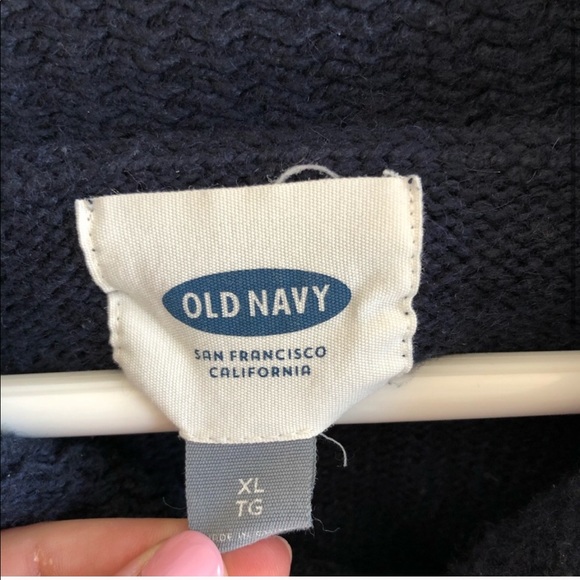 Old Navy Textured Collared Shawl / Sweater XL - Picture 3 of 5